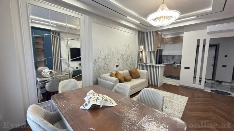 Kirayə verilir 3 otaqlı Mənzil Yeni tikili 100 m² Xətai r. - şəkil 3