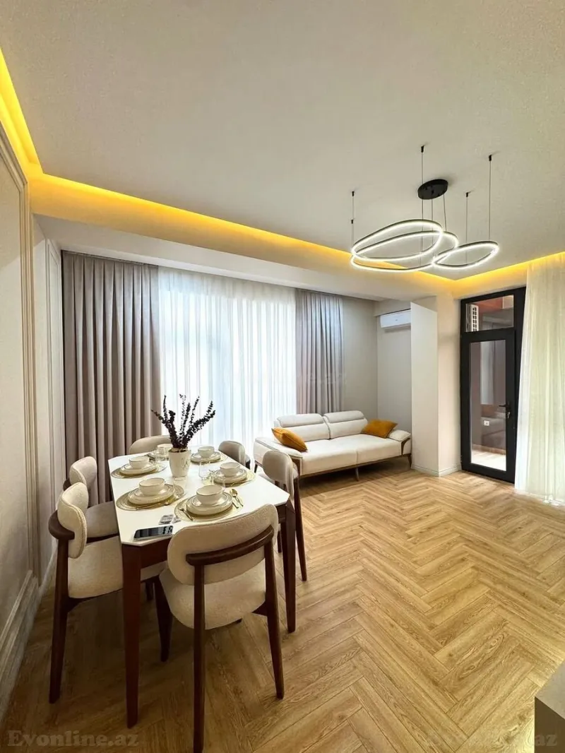 Kirayə verilir 2 otaqlı Mənzil Yeni tikili 90 m² Nəriman Nərimanov m. - şəkil 2