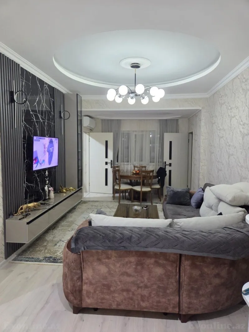 Satılır 3 otaqlı Mənzil Yeni tikili 54 m² Həzi Aslanov m. - şəkil 2