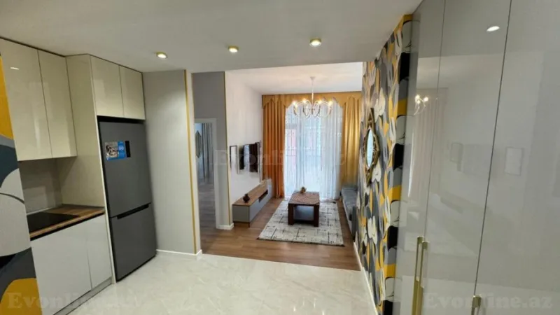 Satılır 2 otaqlı Mənzil Yeni tikili 53 m² Gənclik m. - şəkil 3