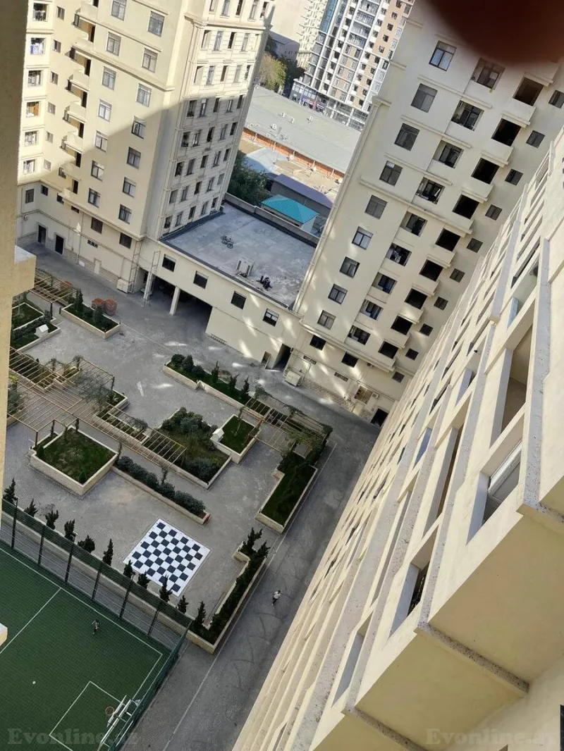 Kirayə verilir 2 otaqlı Mənzil Yeni tikili 80 m² Nərimanov r. - şəkil 2