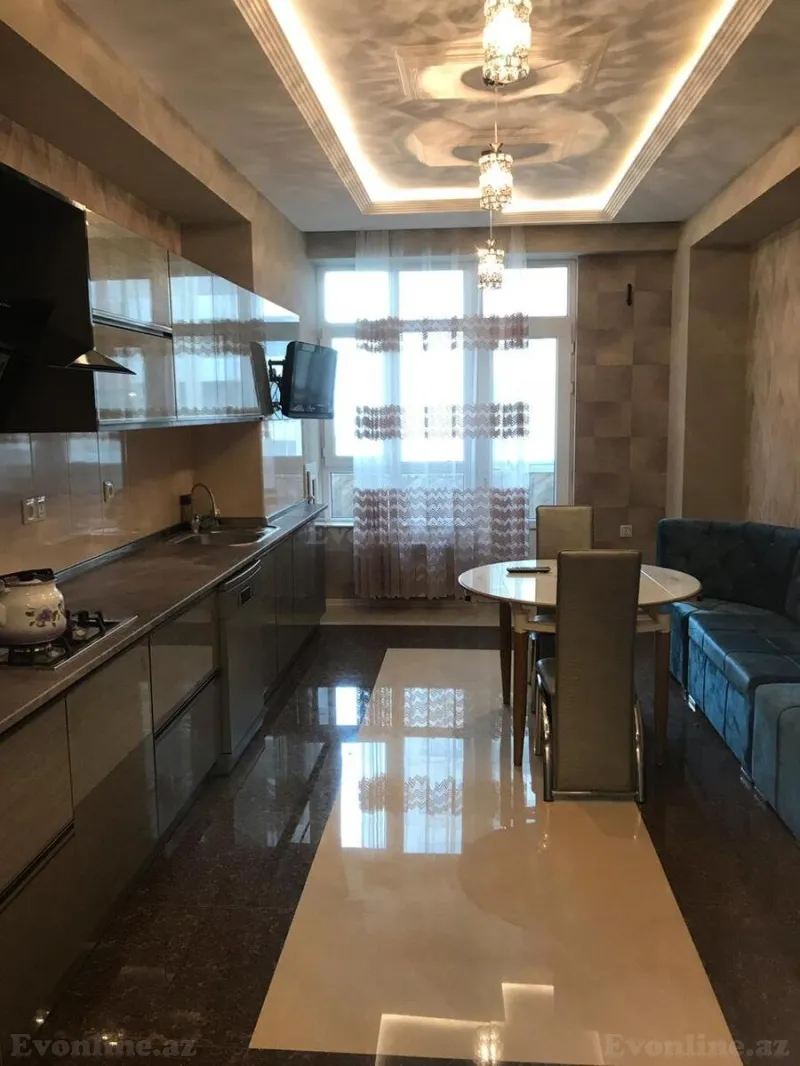 Kirayə verilir 3 otaqlı Mənzil Yeni tikili 130 m² Xətai m. - şəkil 12