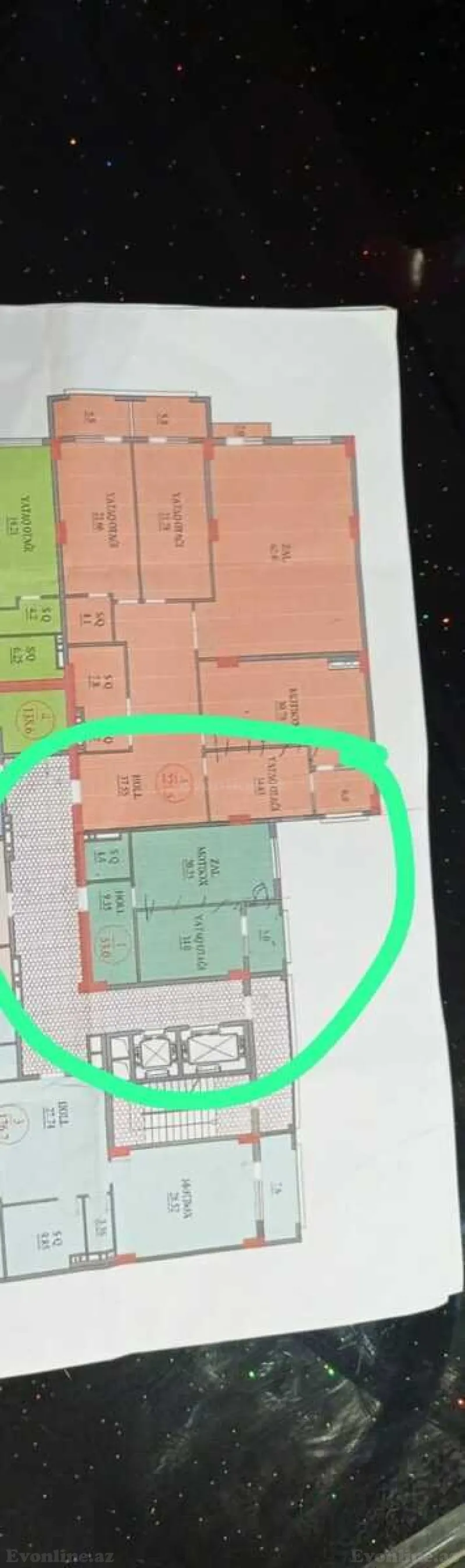 Satılır 2 otaqlı Mənzil Yeni tikili 53 m² Nəriman Nərimanov m. - şəkil 4