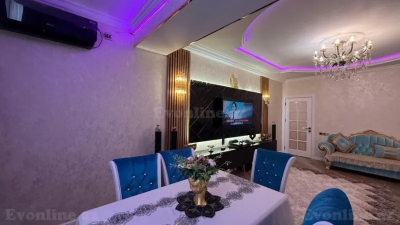 Satılır 4 otaqlı Mənzil Yeni tikili 114 m² Həzi Aslanov m. - şəkil 3