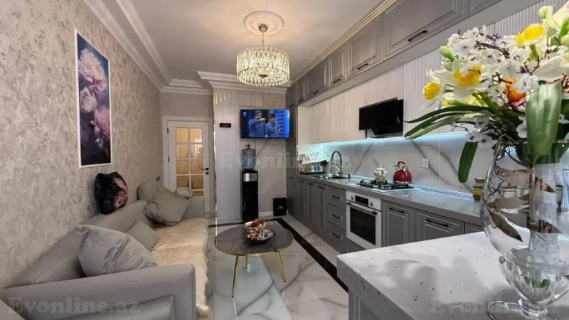 Satılır 4 otaqlı Mənzil Yeni tikili 114 m² Həzi Aslanov m. - şəkil 22