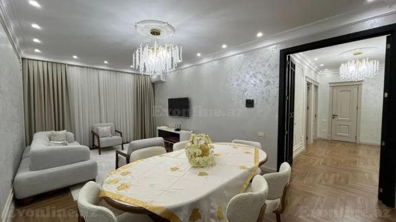 Kirayə verilir 3 otaqlı Mənzil Yeni tikili 110 m² 8 Noyabr m. - şəkil 6