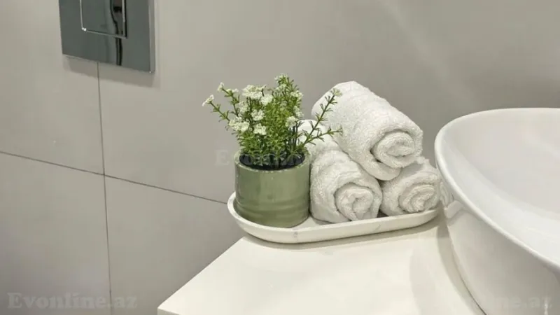 Kirayə verilir 2 otaqlı Mənzil Yeni tikili 55 m² Nəsimi r. - şəkil 22