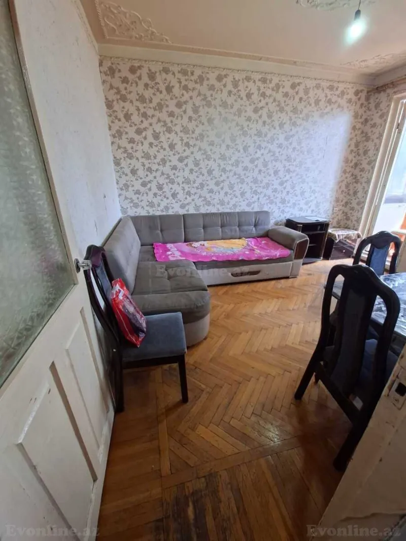 2 otaqlı Mənzil 45 m² 3-cü mikrorayon Kirayə verilir