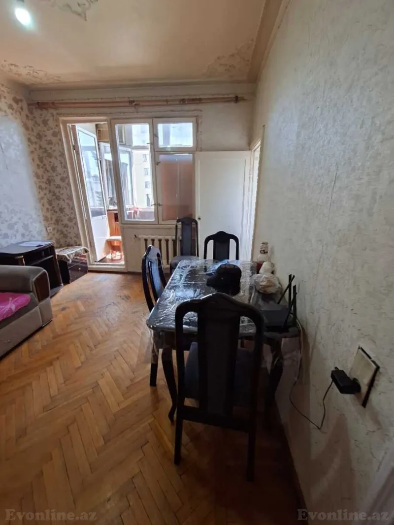 Kirayə verilir 2 otaqlı Mənzil Köhnə tikili 45 m² 3-cü mikrorayon - şəkil 2