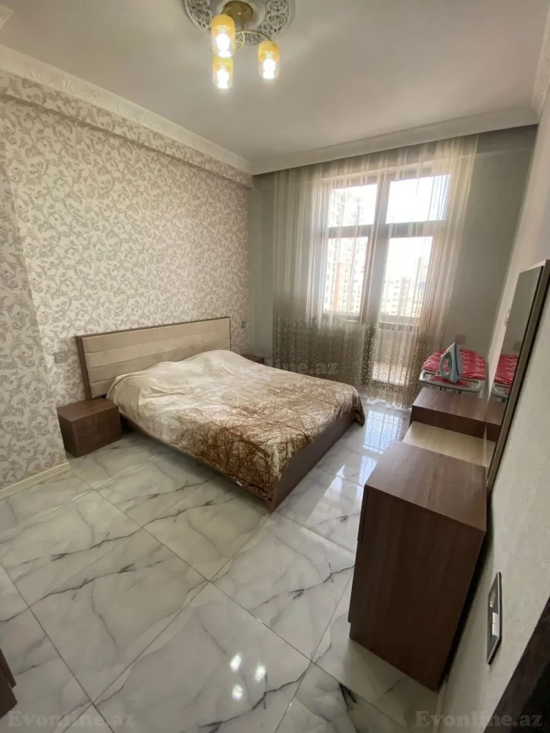 Kirayə verilir 2 otaqlı Mənzil Yeni tikili 60 m² Nərimanov r. - şəkil 5