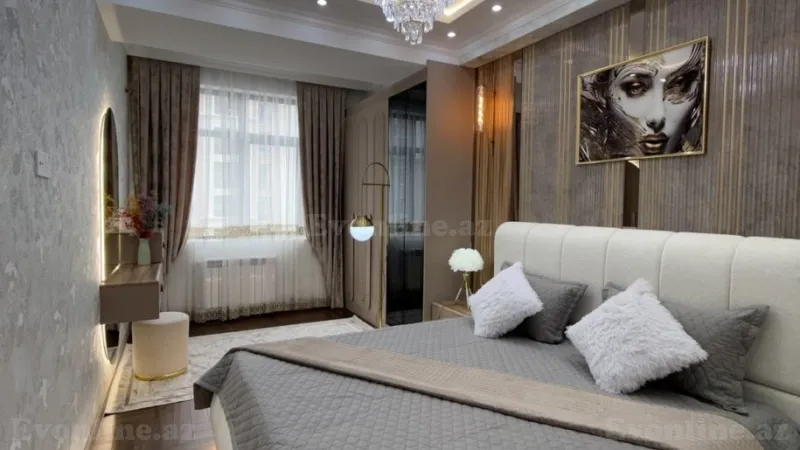 Satılır 3 otaqlı Mənzil Yeni tikili 127 m² Qara Qarayev m. - şəkil 6