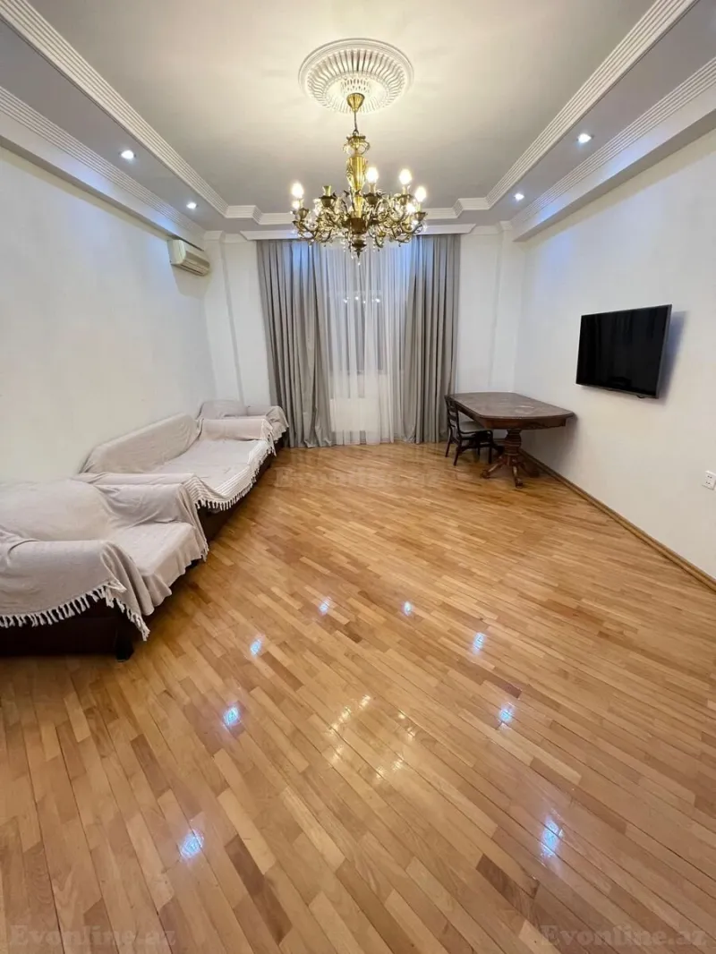 Kirayə verilir 3 otaqlı Mənzil Yeni tikili 130 m² Memar Əcəmi m. - şəkil 2