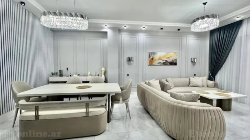 Satılır 2 otaqlı Mənzil Yeni tikili 90 m² Binəqədi r. - şəkil 3