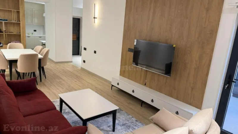 Kirayə verilir 2 otaqlı Mənzil Yeni tikili 80 m² Nizami m. - şəkil 3