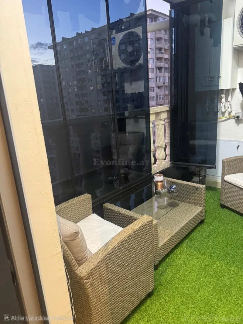 Satılır 2 otaqlı Mənzil Yeni tikili 83 m² Nəsimi r. - şəkil 7