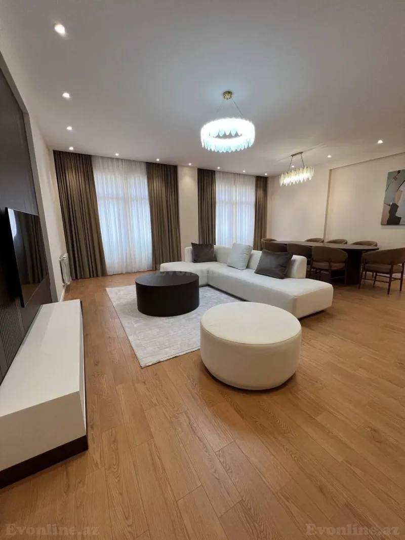 Kirayə verilir 3 otaqlı Mənzil Yeni tikili 170 m² Nizami m. - şəkil 4