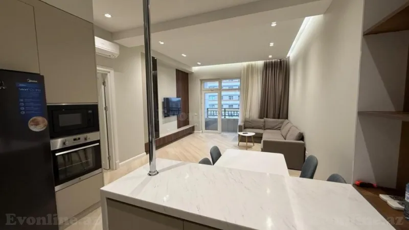 Kirayə verilir 2 otaqlı Mənzil Yeni tikili 77 m² Xətai r. - şəkil 3