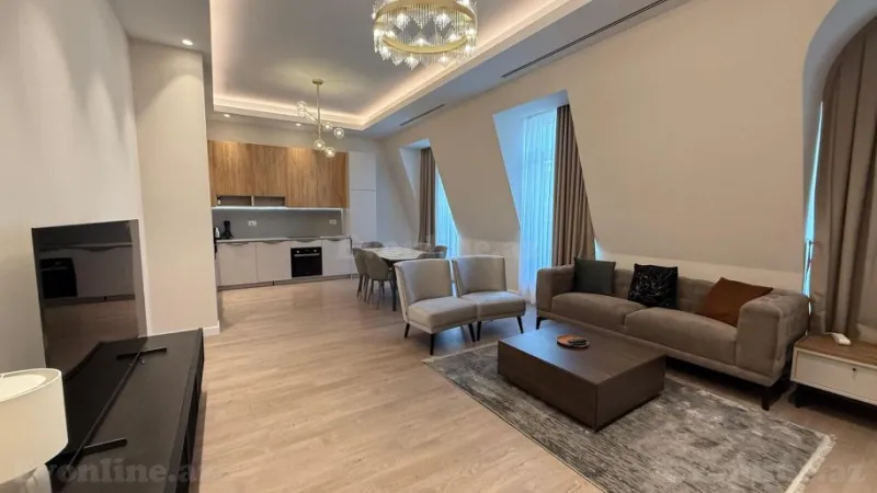 Kirayə verilir 3 otaqlı Mənzil Yeni tikili 100 m² Xətai r. - şəkil 2