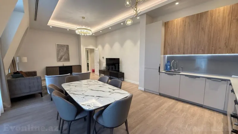 Kirayə verilir 3 otaqlı Mənzil Yeni tikili 100 m² Xətai r. - şəkil 7