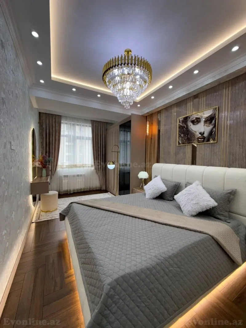 Satılır 3 otaqlı Mənzil Yeni tikili 127 m² Qara Qarayev m. - şəkil 3