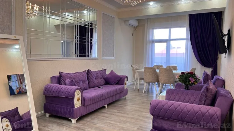 3 otaqlı Mənzil 80 m² Səbail r. Kirayə verilir