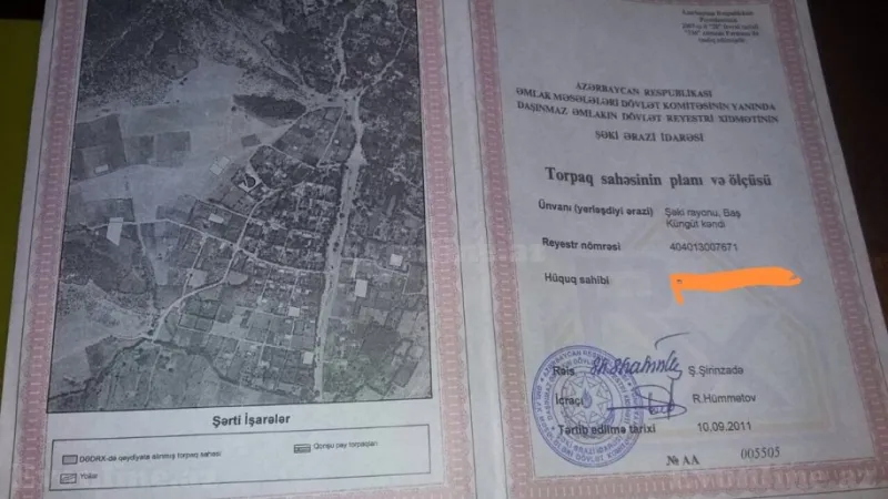 Satılır Torpaq 24 sot Şəki - şəkil 3