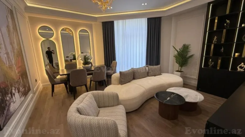 Satılır 3 otaqlı Mənzil Yeni tikili 124 m² Xətai r. - şəkil 2