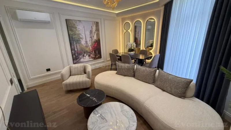 Satılır 3 otaqlı Mənzil Yeni tikili 124 m² Xətai r. - şəkil 4