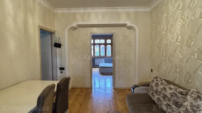 Kirayə verilir 2 otaqlı Mənzil Köhnə tikili 45 m² 1-ci mikrorayon - şəkil 2