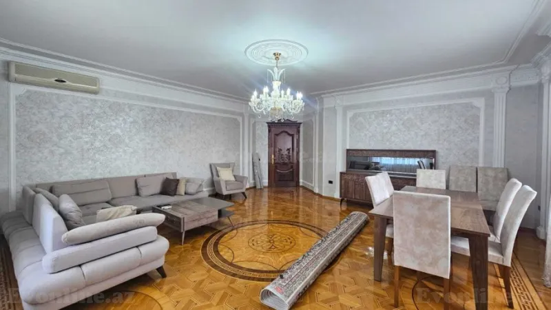 Kirayə verilir 4 otaqlı Mənzil Yeni tikili 180 m² Nəsimi r. - şəkil 8