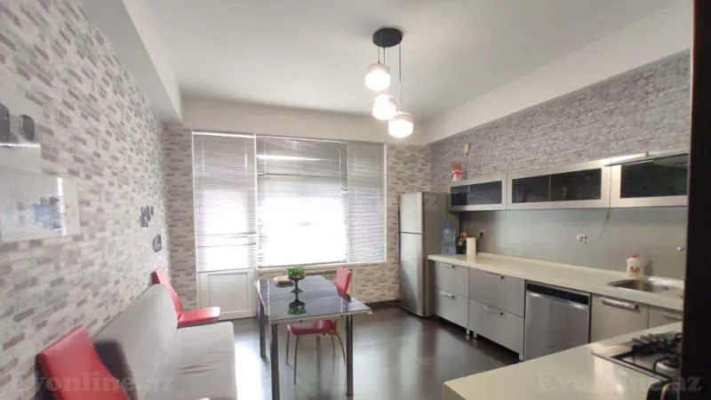 Kirayə verilir 2 otaqlı Mənzil Yeni tikili 100 m² Nizami m. - şəkil 2