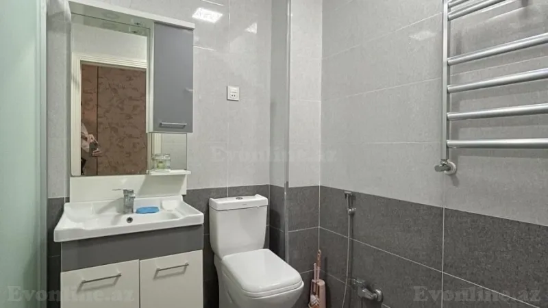 Kirayə verilir 1 otaqlı Mənzil Yeni tikili 60 m² İnşaatçılar m. - şəkil 12