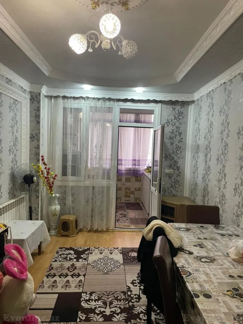 Kirayə verilir 2 otaqlı Mənzil Yeni tikili 65 m² İnşaatçılar m. - şəkil 2