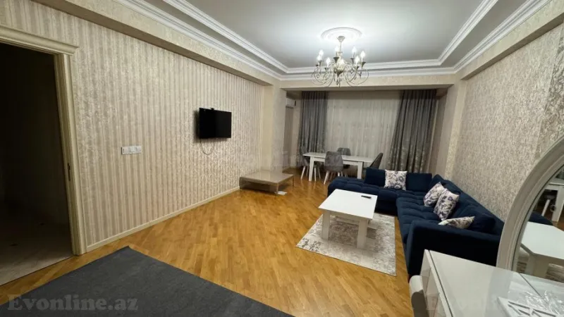 Kirayə verilir 2 otaqlı Mənzil Yeni tikili 100 m² 8 Noyabr m. - şəkil 4