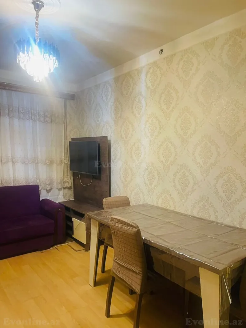 Kirayə verilir 2 otaqlı Mənzil Yeni tikili 65 m² Nəsimi m. - şəkil 3