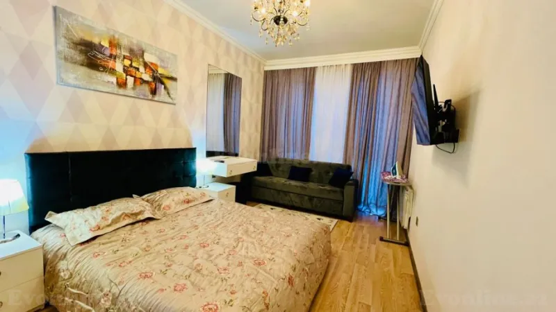 Kirayə verilir 2 otaqlı Mənzil Yeni tikili 55 m² 28 May m. - şəkil 2
