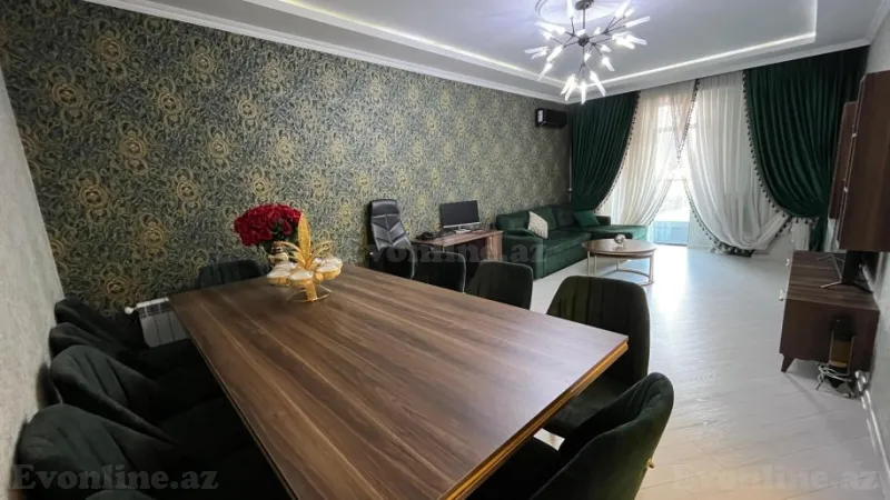 Kirayə verilir 2 otaqlı Mənzil Yeni tikili 105 m² 8 Noyabr m. - şəkil 5