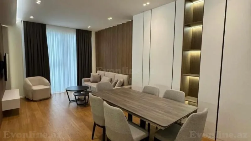 Kirayə verilir 2 otaqlı Mənzil Yeni tikili 105 m² 8 Noyabr m. - şəkil 2