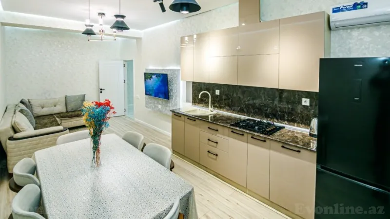 Kirayə verilir 3 otaqlı Mənzil Yeni tikili 90 m² Xətai m. - şəkil 15