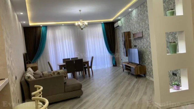 Kirayə verilir 3 otaqlı Mənzil Yeni tikili 110 m² Nizami m. - şəkil 3