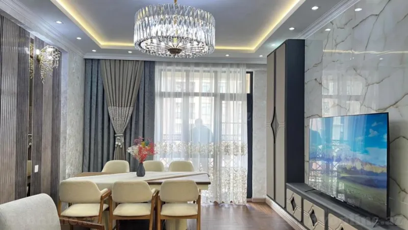 Satılır 3 otaqlı Mənzil Yeni tikili 129 m² Qara Qarayev m. - şəkil 3