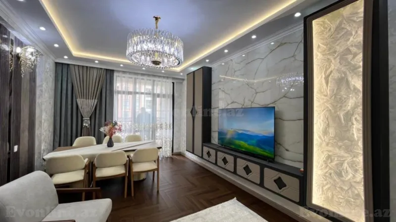 Satılır 3 otaqlı Mənzil Yeni tikili 129 m² Qara Qarayev m. - şəkil 4