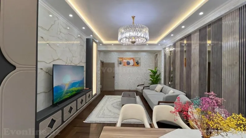 Satılır 3 otaqlı Mənzil Yeni tikili 129 m² Qara Qarayev m. - şəkil 5