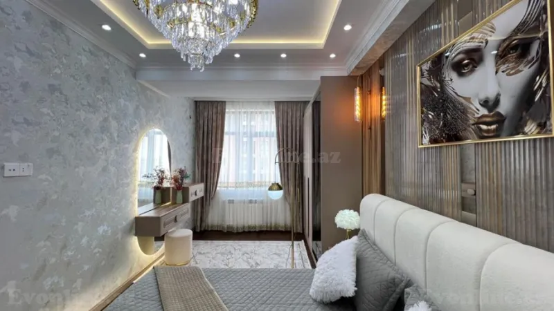 Satılır 3 otaqlı Mənzil Yeni tikili 129 m² Qara Qarayev m. - şəkil 10