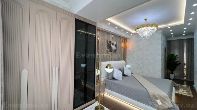 Satılır 3 otaqlı Mənzil Yeni tikili 129 m² Qara Qarayev m. - şəkil 12