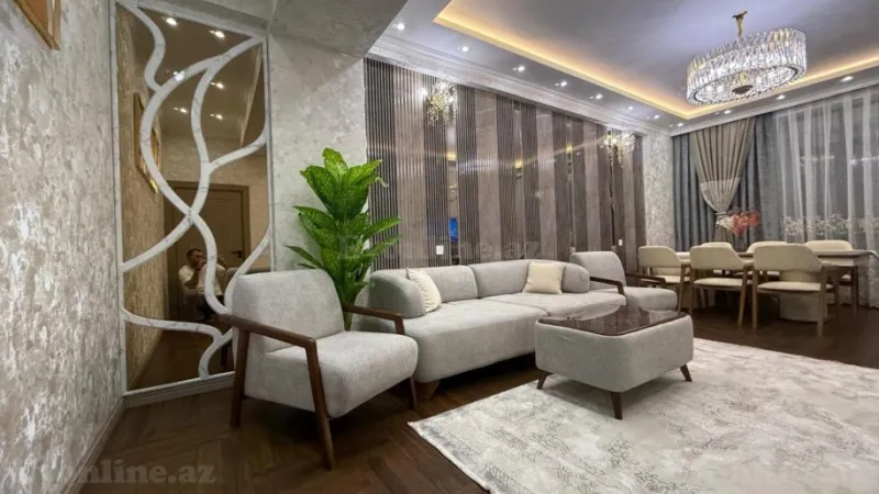 Satılır 3 otaqlı Mənzil Yeni tikili 127 m² 8-ci kilometr - şəkil 2