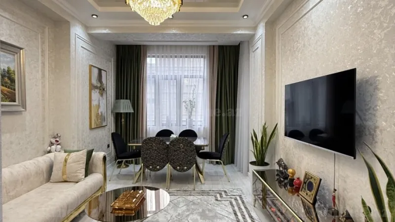 Satılır 3 otaqlı Mənzil Yeni tikili 75 m² Nəsimi r. - şəkil 2