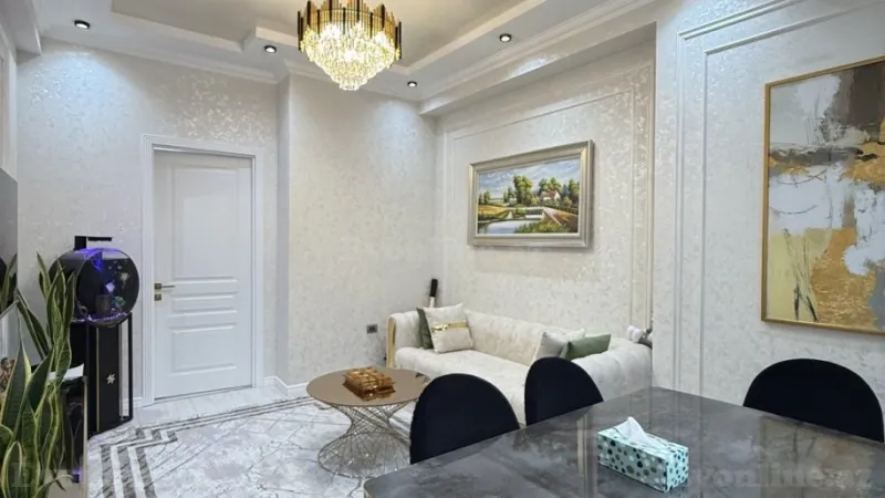 Satılır 3 otaqlı Mənzil Yeni tikili 75 m² Nəsimi r. - şəkil 4