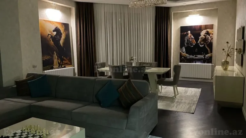 Kirayə verilir 3 otaqlı Mənzil Yeni tikili 150 m² Xətai r. - şəkil 2