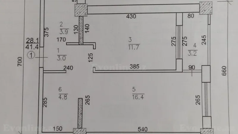 Satılır 2 otaqlı Mənzil Yeni tikili 56.3 m² Xaçmaz - şəkil 4